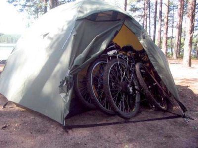 палатка для велотуризма