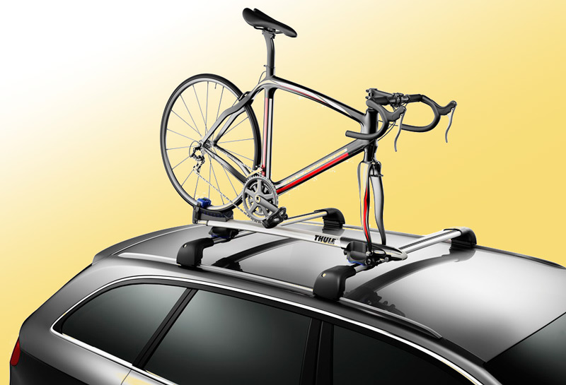 Багажник на крышу автомобиля для велосипеда